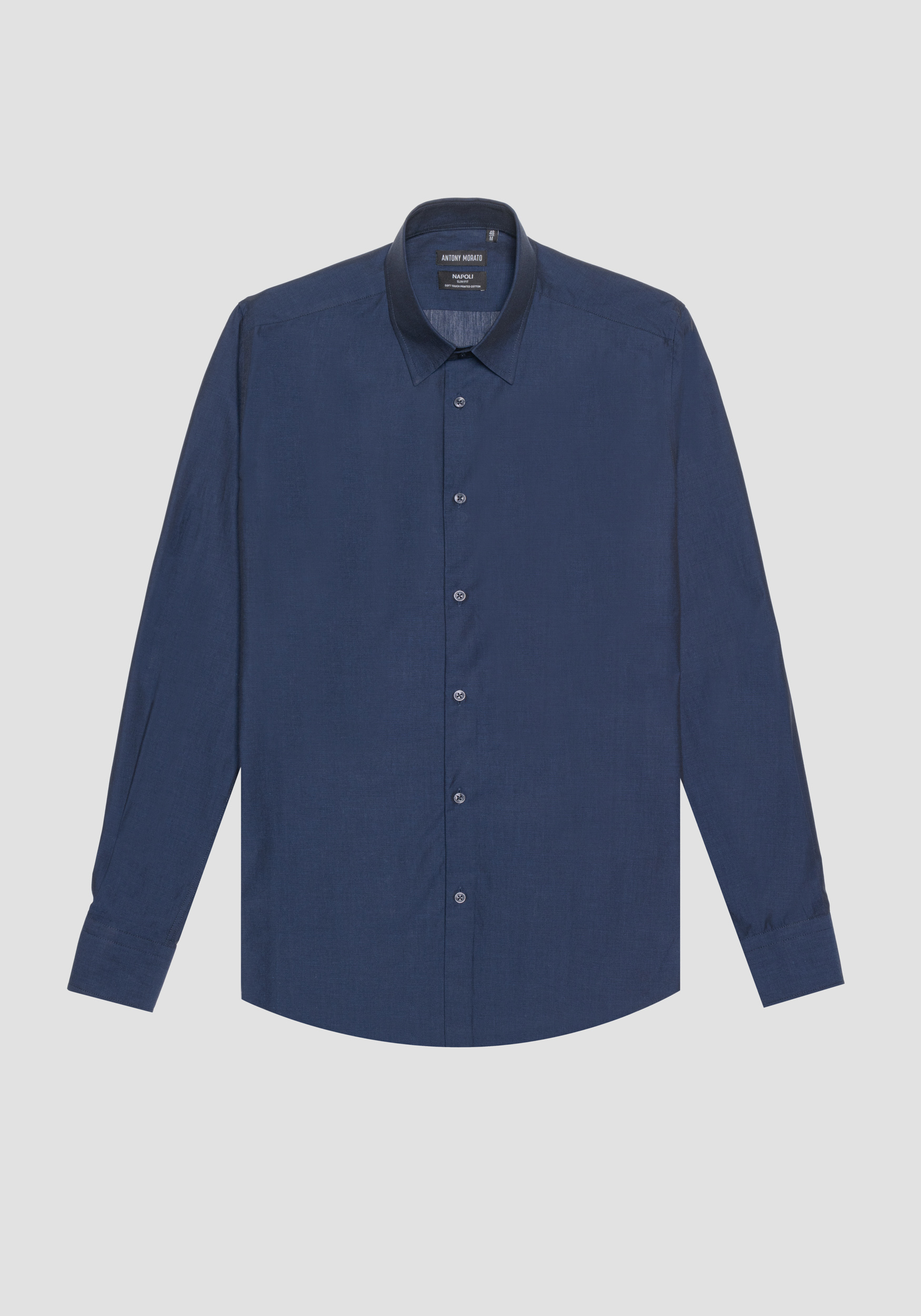 Antony Morato Chemise Slim Fit Napoli 100 % Coton Encre Bleu | Homme Chemises