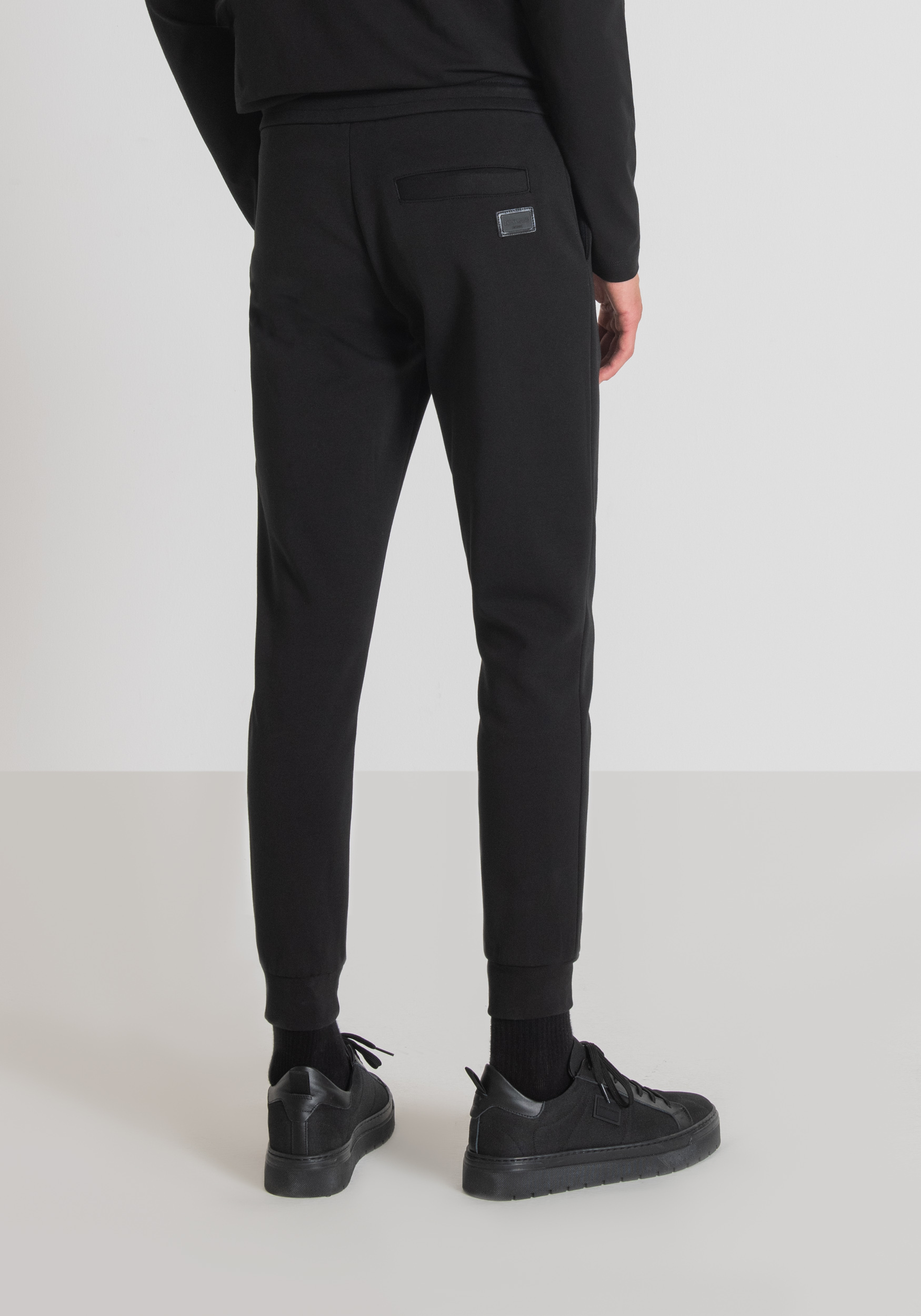 Antony Morato Pantalon Super Slim Fit En Coton Melange Avec Cordon De Serrage Noir | Homme Pantalons
