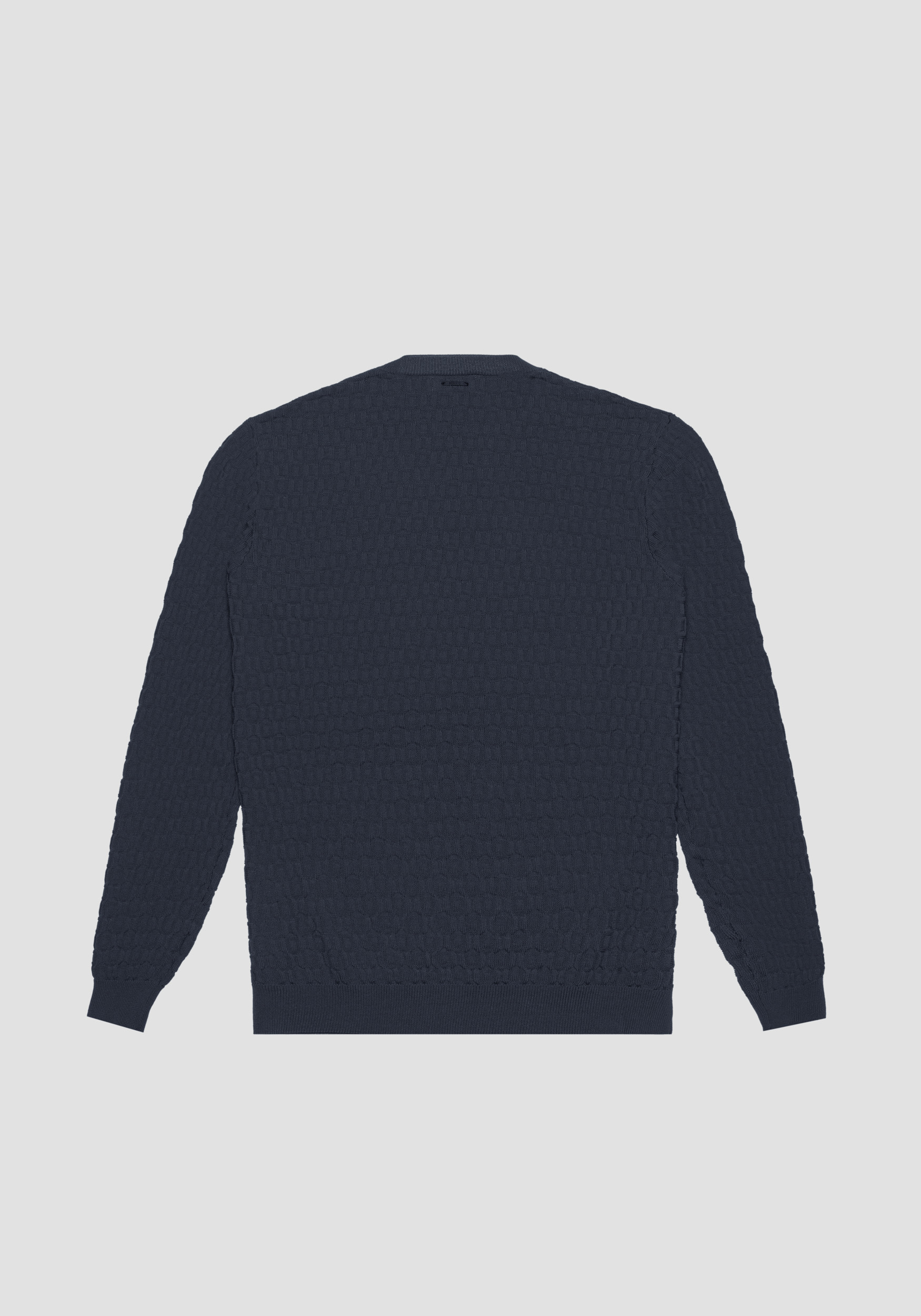 Antony Morato Pull Regular Fit En Fil Avec Motif Jacquard 3D Encre Bleu | Homme Sweat-Shirts