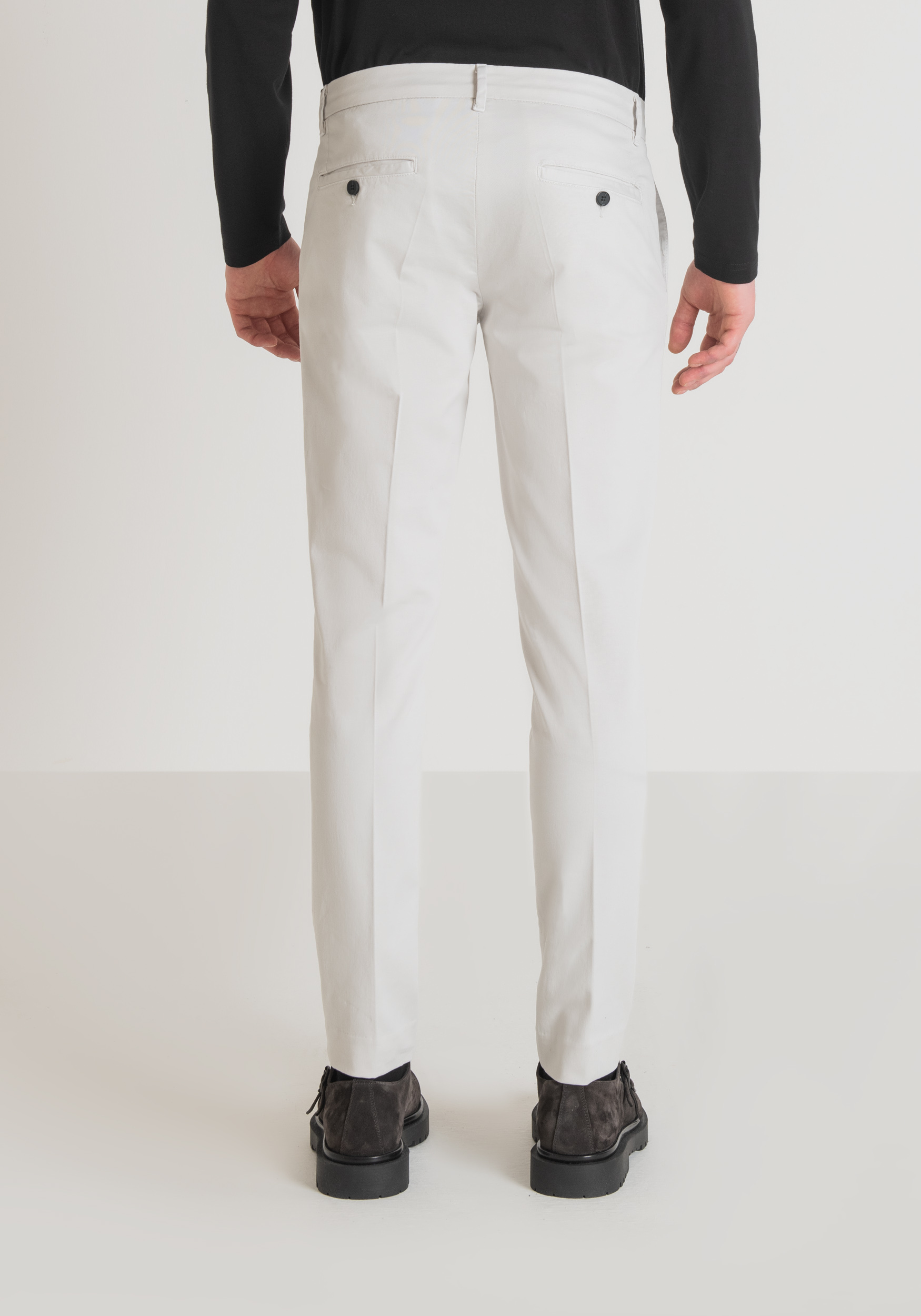 Antony Morato Pantalon Skinny Fit Bryan En Coton Doux Elastique Micro-Armure Glace | Homme Pantalons