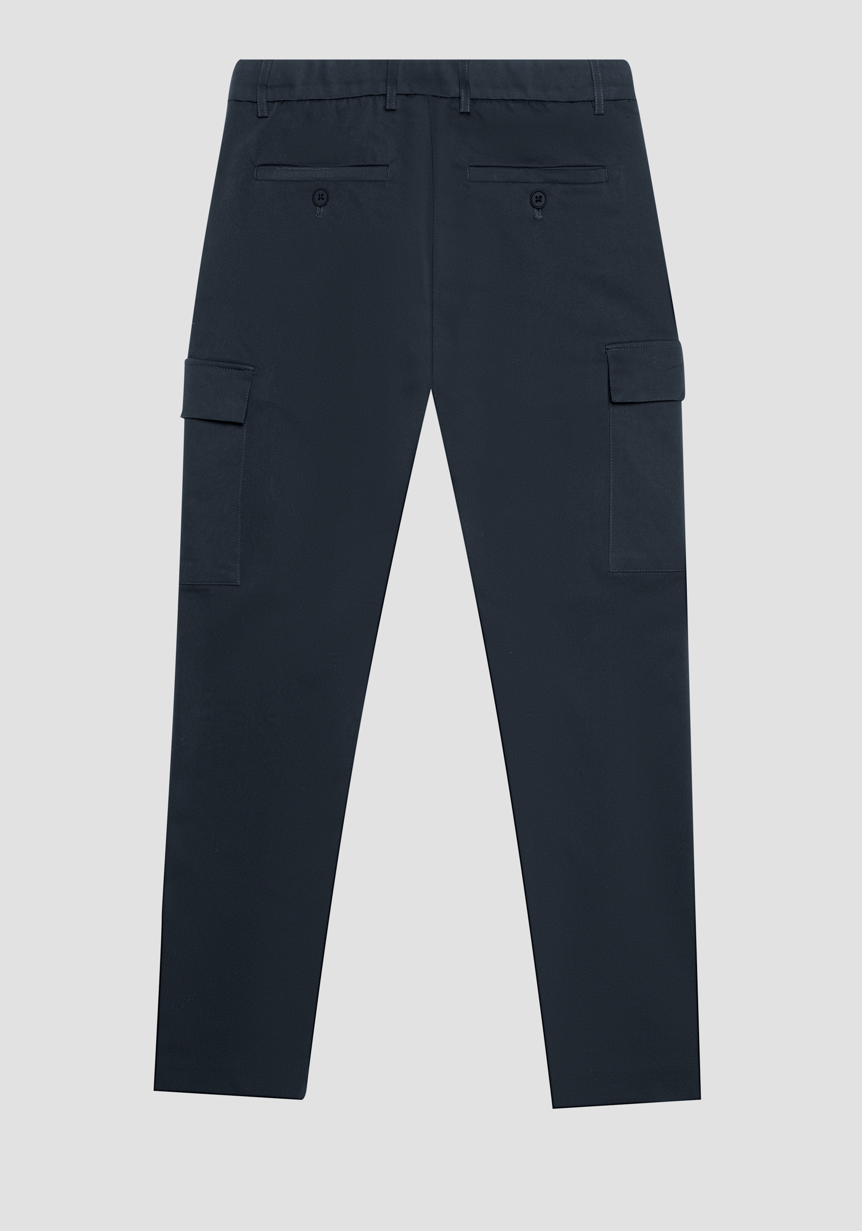 Antony Morato Pantalon Skinny Fit Bjorn En Coton Melange Elastique Avec Poches Laterales Et Zip Sur Le Bas Encre Bleu | Homme Pantalons