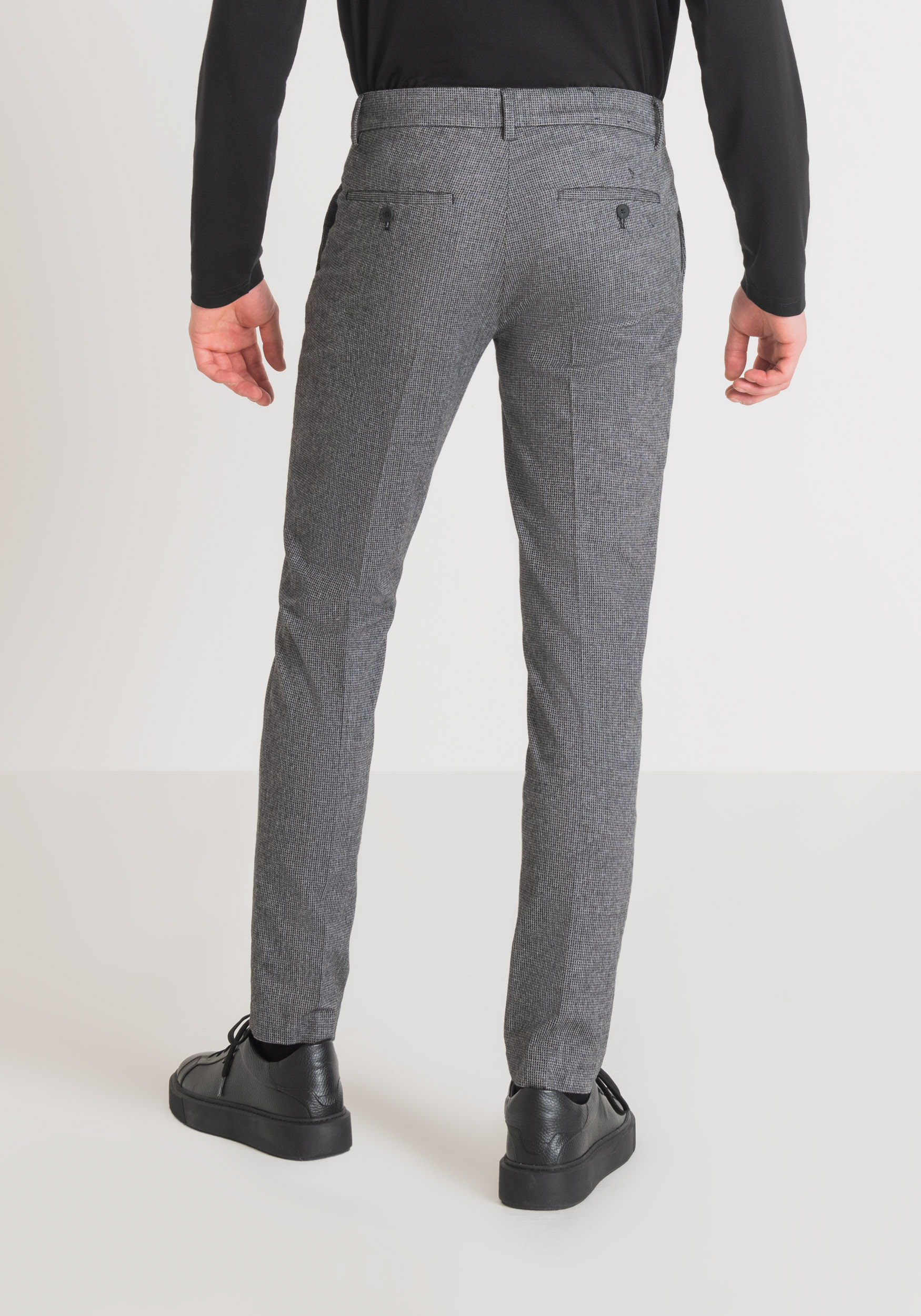 Antony Morato Pantalon Skinny Fit Bryan En Coton Melange Armure Elastique Noir | Homme Pantalons