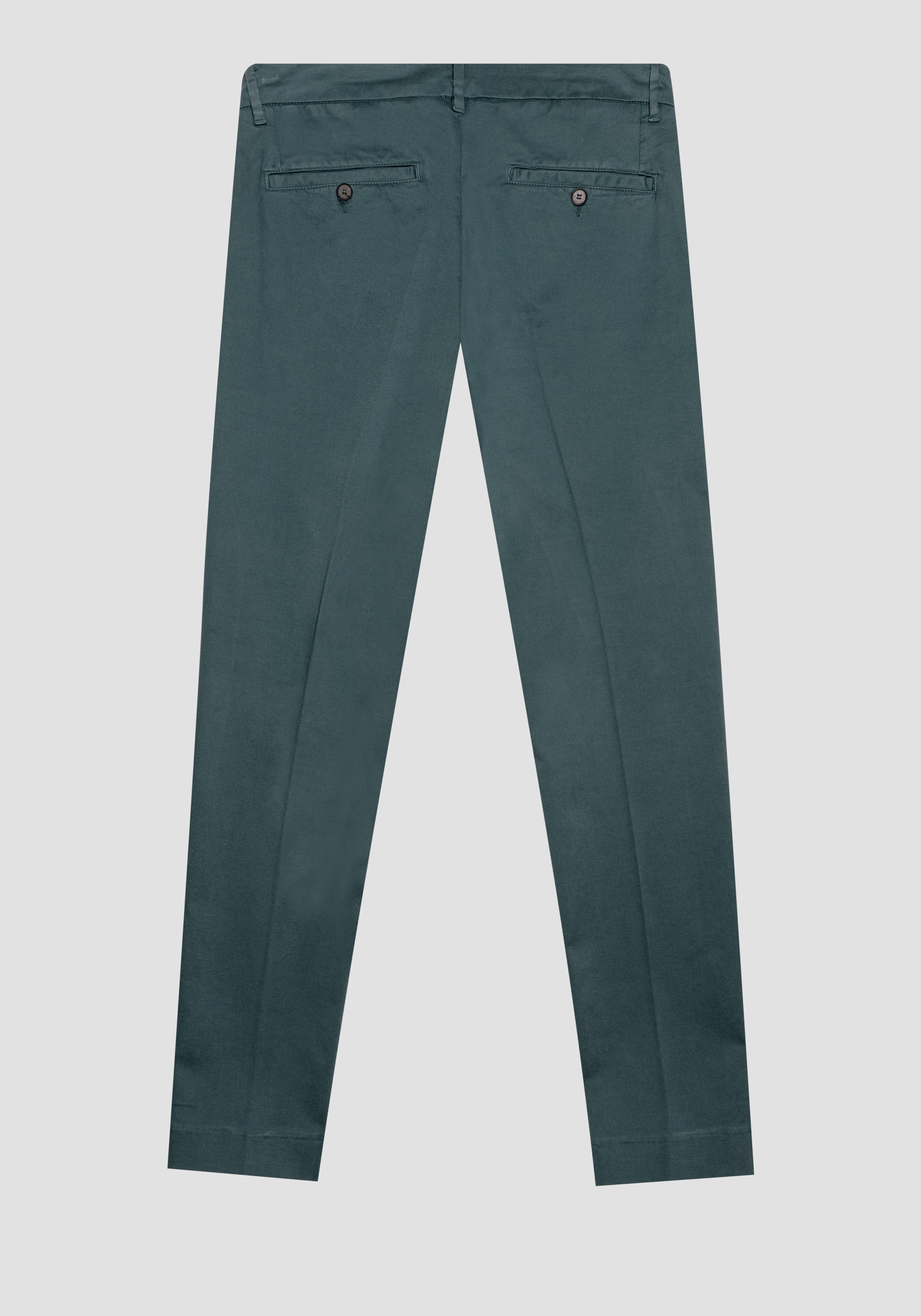 Antony Morato Pantalon Skinny Fit Bryan En Coton Doux Elastique Micro-Armure Bouteille Verte | Homme Pantalons
