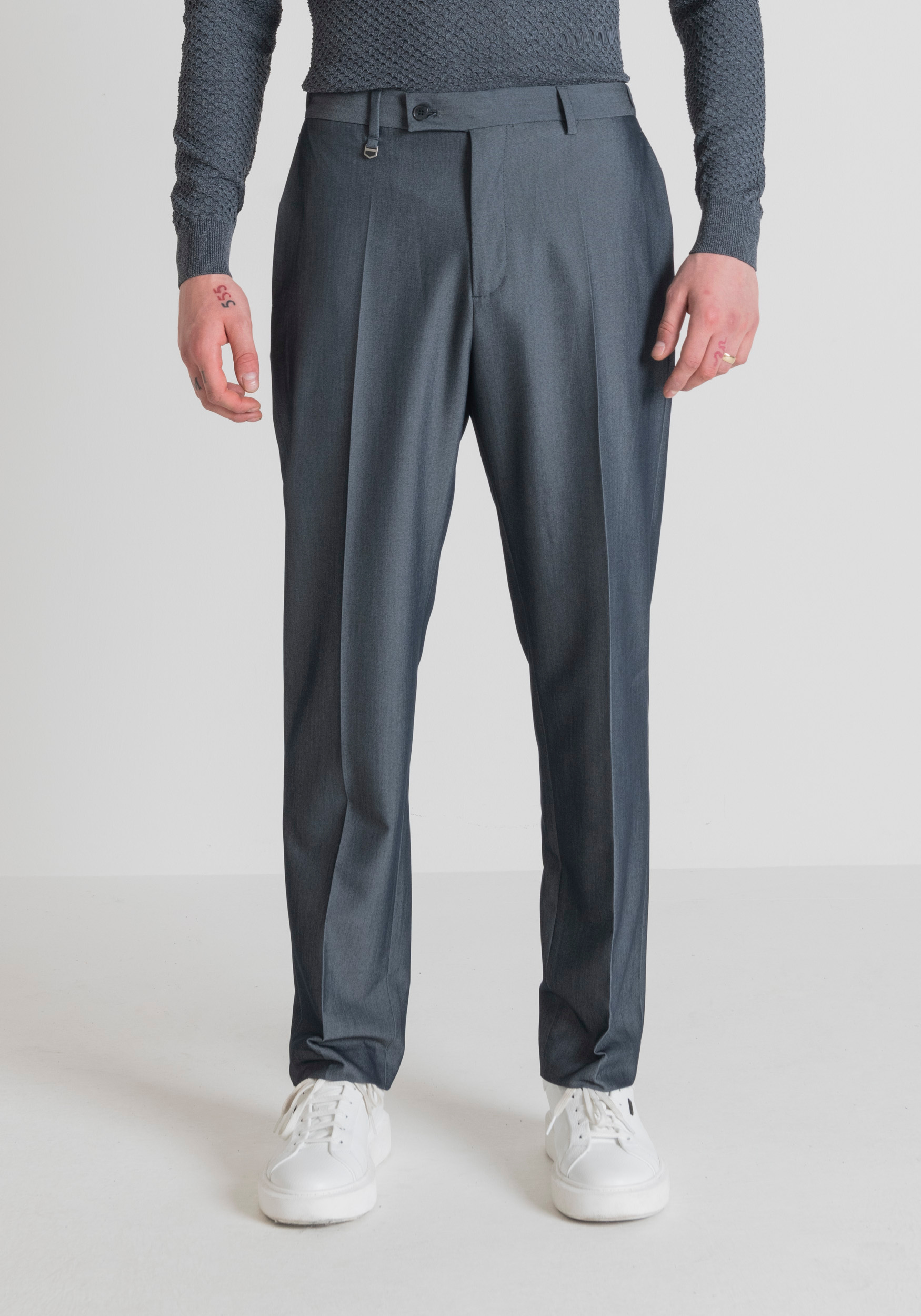 Antony Morato Pantalon Relaxed Fit Evan En Tissu Elastique Effet Denim Bleu Denim | Homme Pantalons