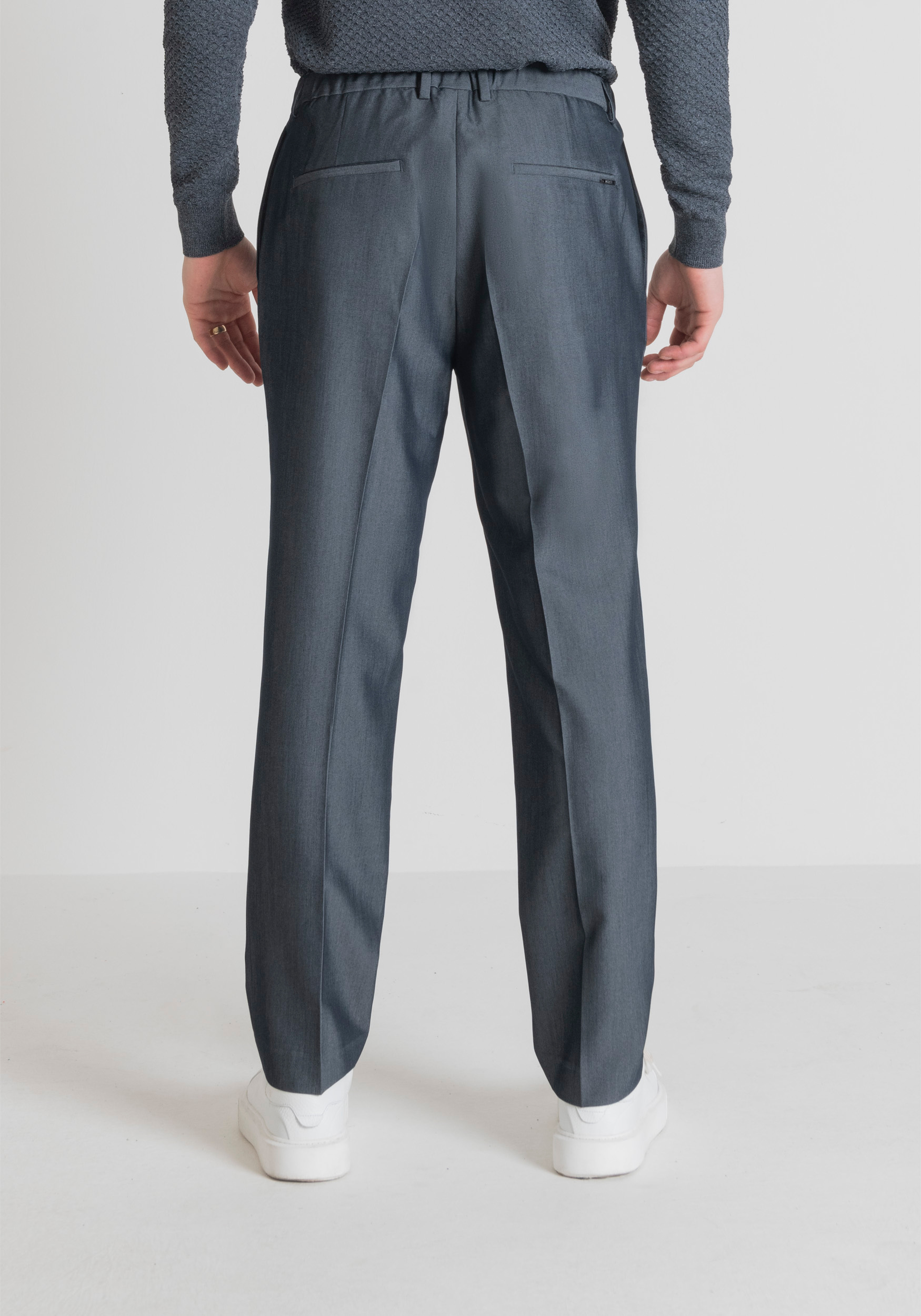 Antony Morato Pantalon Relaxed Fit Evan En Tissu Elastique Effet Denim Bleu Denim | Homme Pantalons