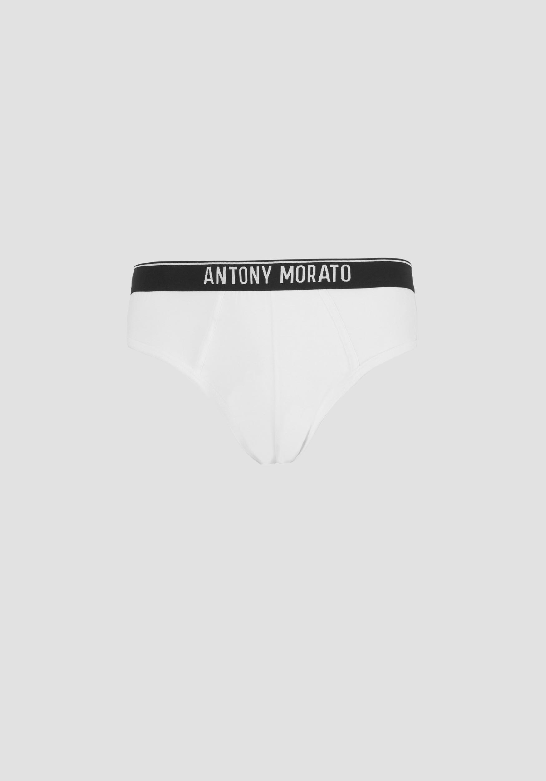 Antony Morato Slip Avec Bande Elastique Et Logo Blanc | Homme Sous-Vetements
