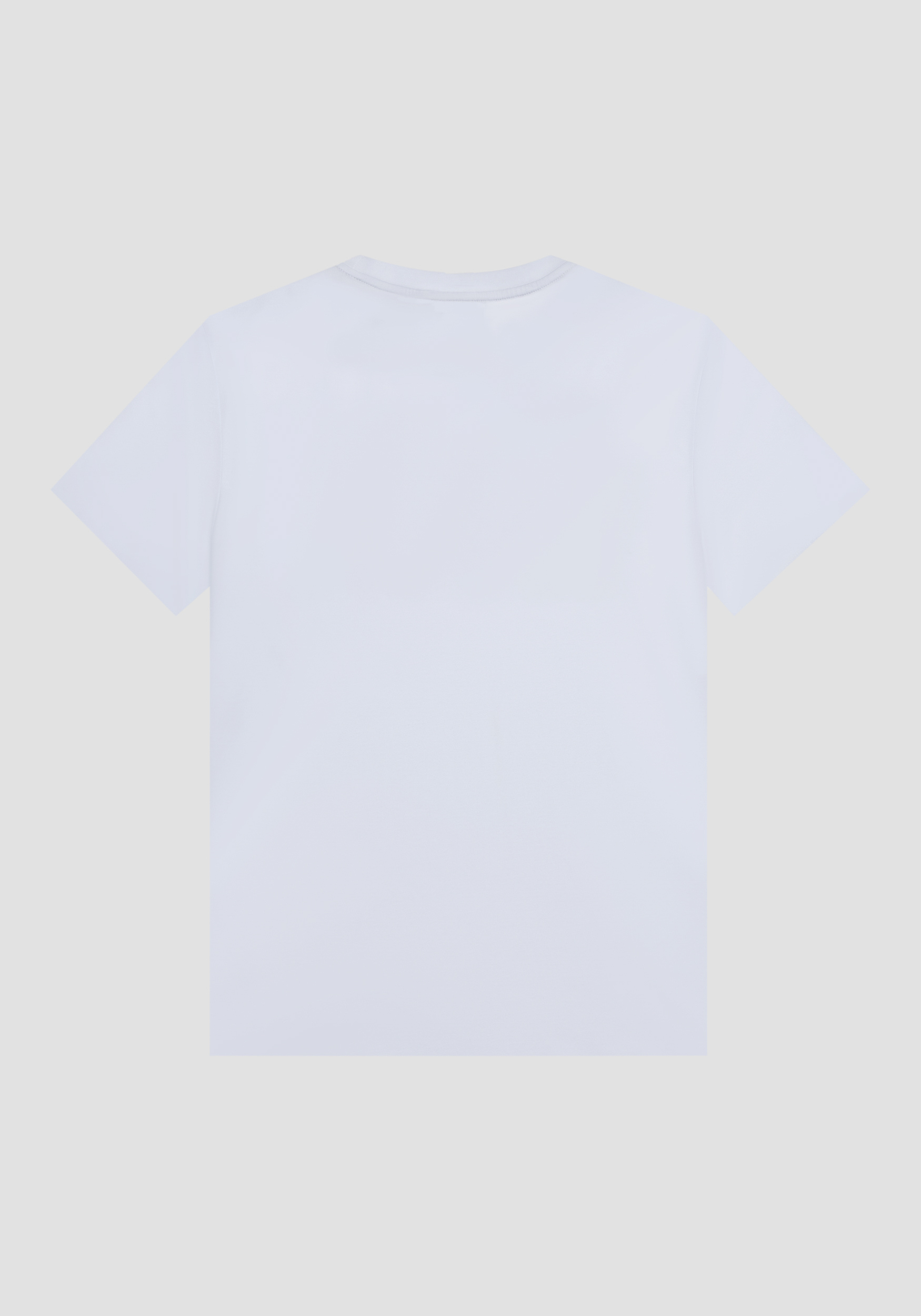 Antony Morato T-Shirt Regular Fit En Coton Avec Imprime Logo Effet Caoutchouc Creme | Homme T-Shirts Et Polos