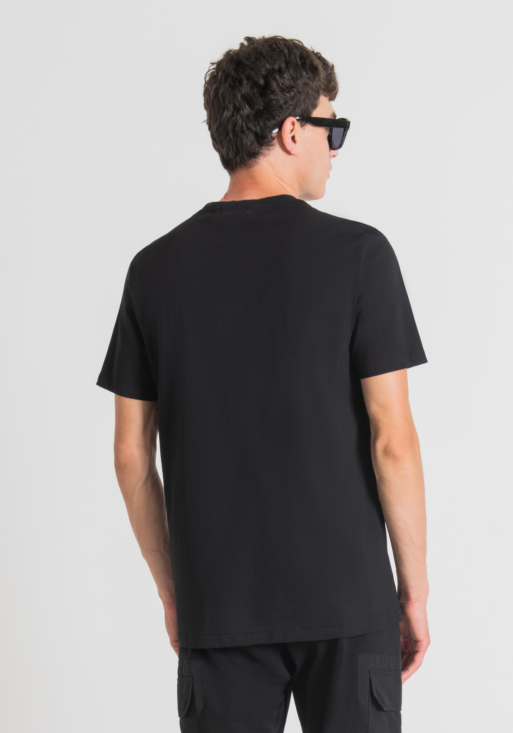 Antony Morato T-Shirt Regular Fit 100 % Coton Avec Imprime Tigre Noir | Homme T-Shirts Et Polos